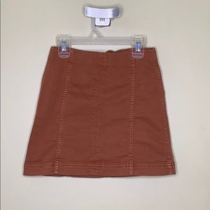 Wild Fable Seamed Denim Mini Skirt